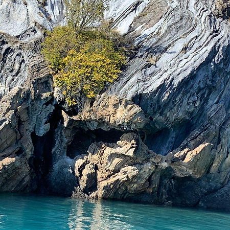 Cabana Cavernas Austral Puerto Sanchez Villa Eksteriør billede