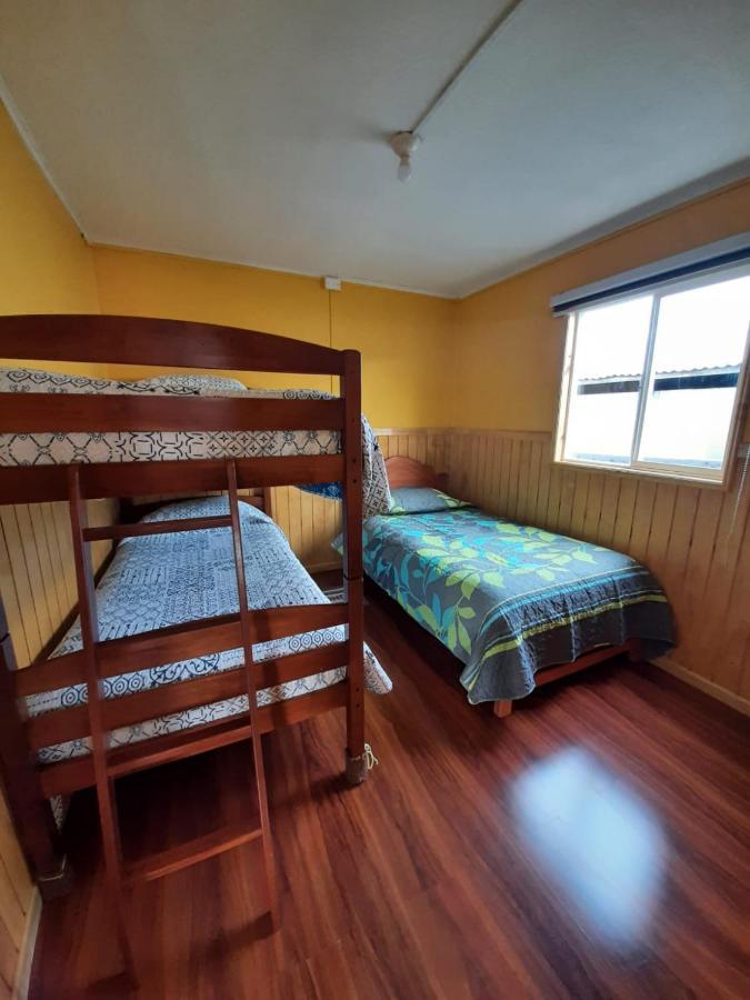 Cabana Cavernas Austral Puerto Sanchez Villa Eksteriør billede