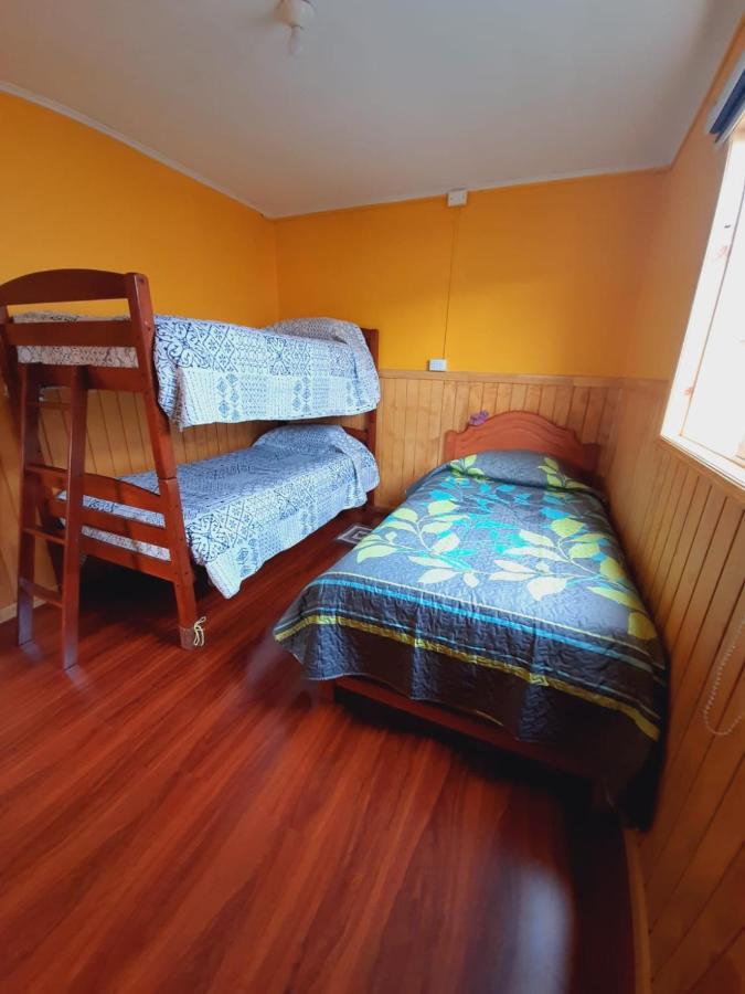 Cabana Cavernas Austral Puerto Sanchez Villa Eksteriør billede