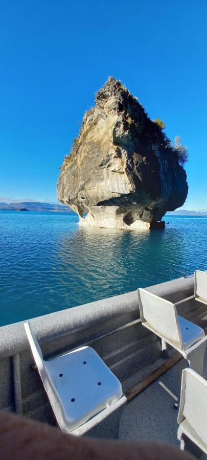 Cabana Cavernas Austral Puerto Sanchez Villa Eksteriør billede