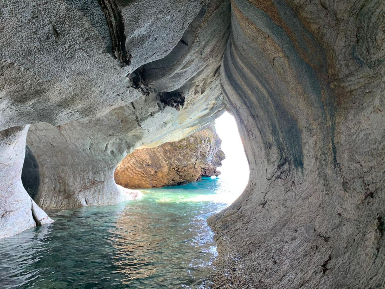 Cabana Cavernas Austral Puerto Sanchez Villa Eksteriør billede